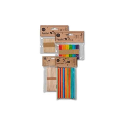 Holzstäbchen ab einem Euro und 50 Cent