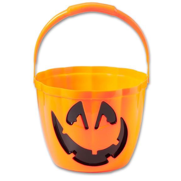 LED Süßigkeiten Eimer Kürbis