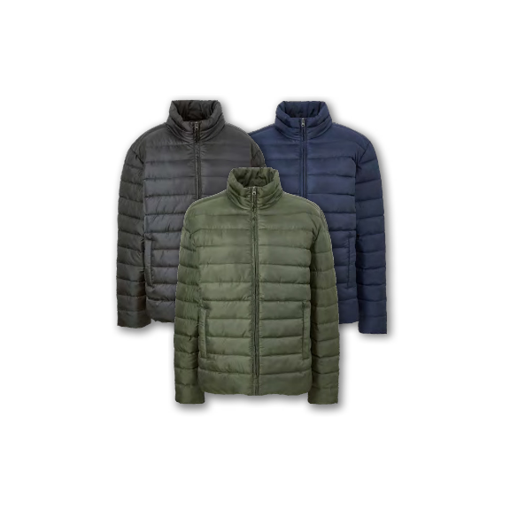 Schwarze, Blaue und Grüne Basic Jacke