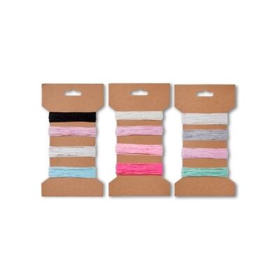 1.50€ teure unterschiedliche Kordeln zum Basteln