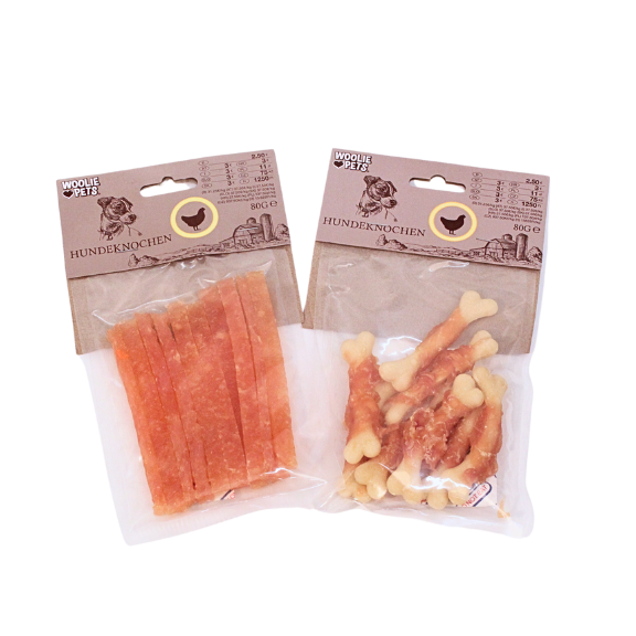 Hunderleckerchen in 2 verschiedenen Sorten