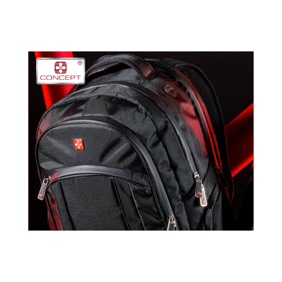 Laptoprucksack in Schwarz