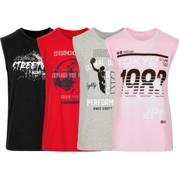 Bedruckte Tank Tops für Herren