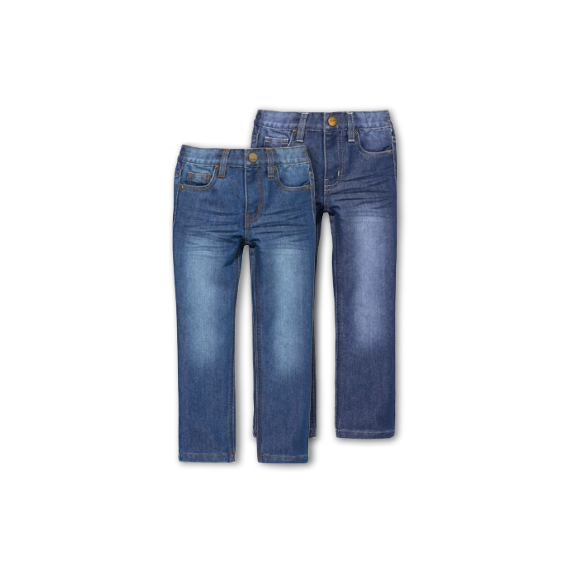 Blauer Kinder Basic Jeans