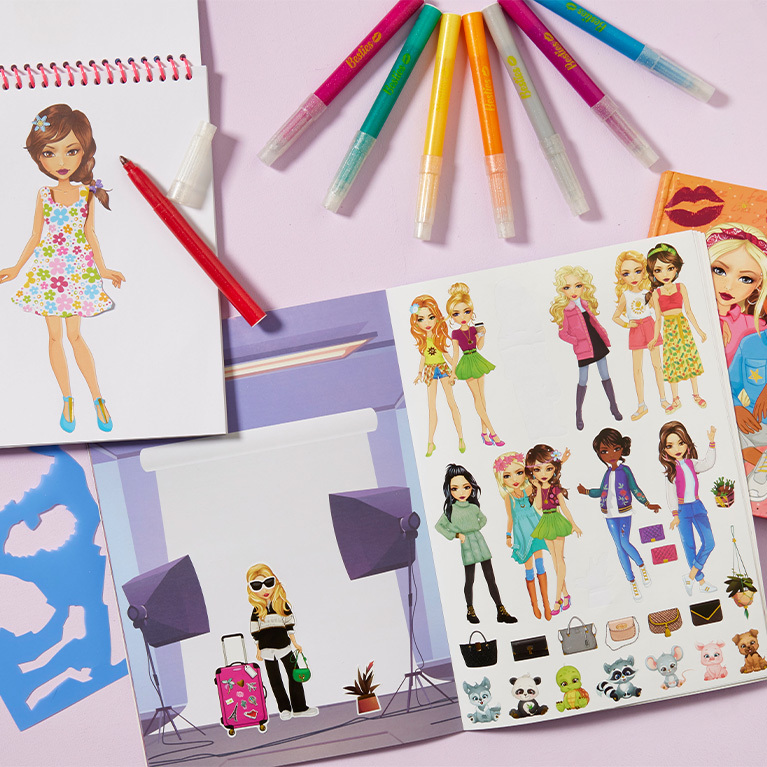 Mal- und Bastelutensilien fuer Kinder