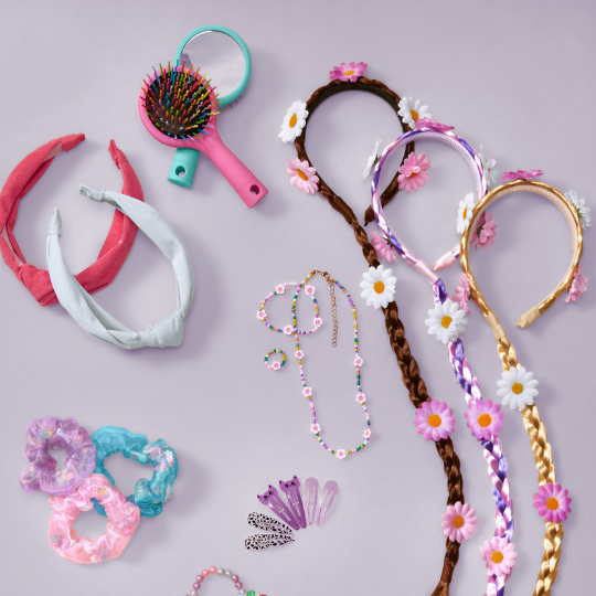 Unterschiedliche Accessoires für Kinder