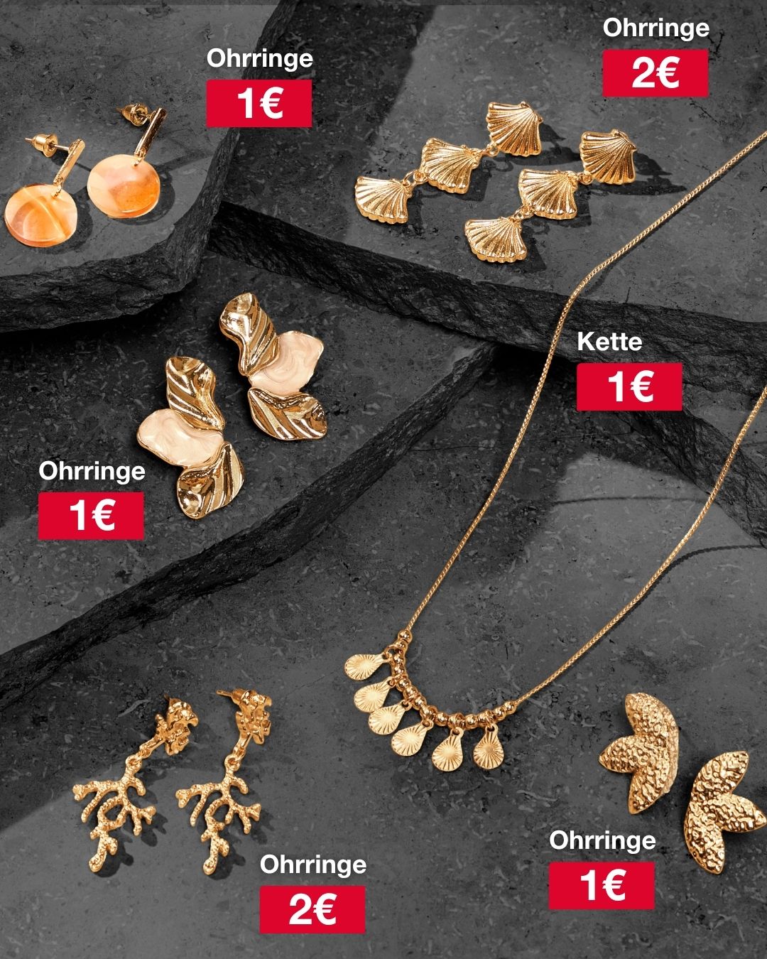 ✨💛 Glänzende Details für deinen Look! 💛✨ Ob filigrane Ketten oder auffällige Ohrringe – diese…